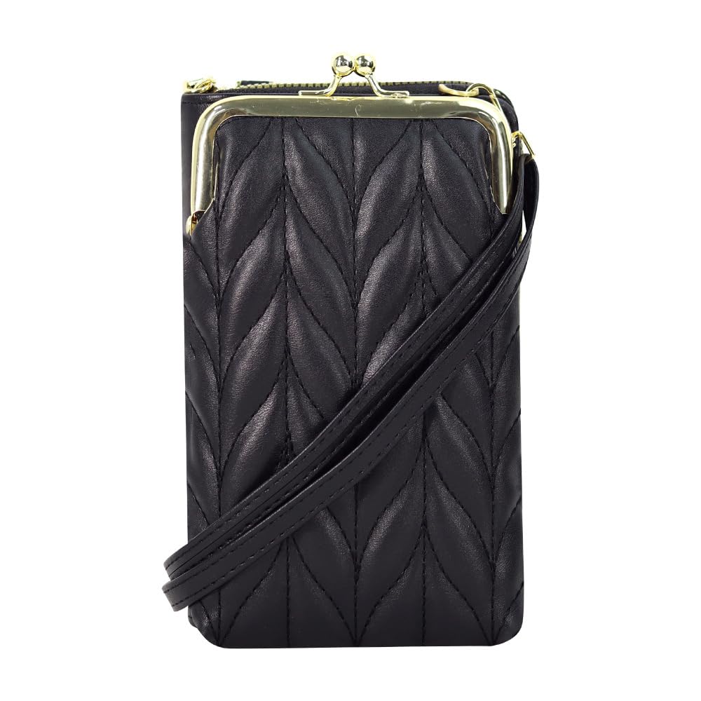 Women's Mobile Phone Bag Single Zipper Shoulder Crossbody Bag Multifunctional Shoulder Bag Fashion Vertical Wallet Large Quantity Preferential-image-11
