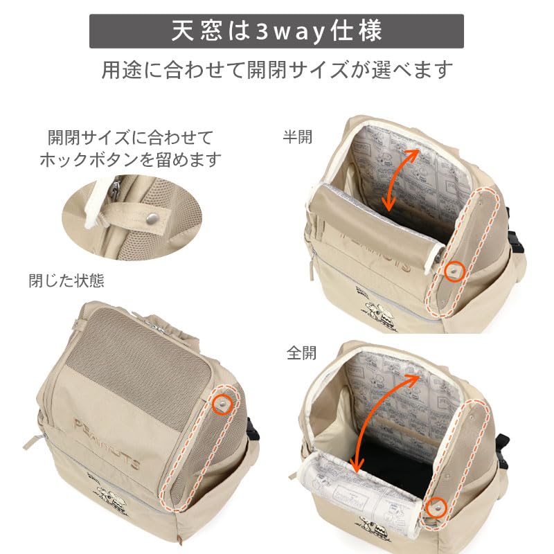 PET PARADISE 2WAY抱っこリュック【SNOOPY】キャリーリュック スヌーピー ハグ＆リュック キャリーバッグ ネイビー 小型犬