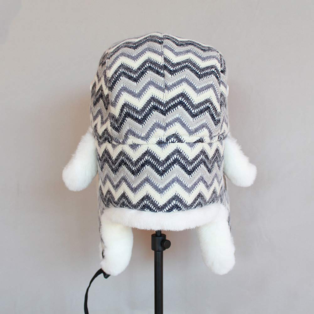 DongBao Gorro de Invierno Térmico Gorro de Aviador con Caliente Orejeras Sombrero de Esquí Ciclismo Ushanka de Piel sintética