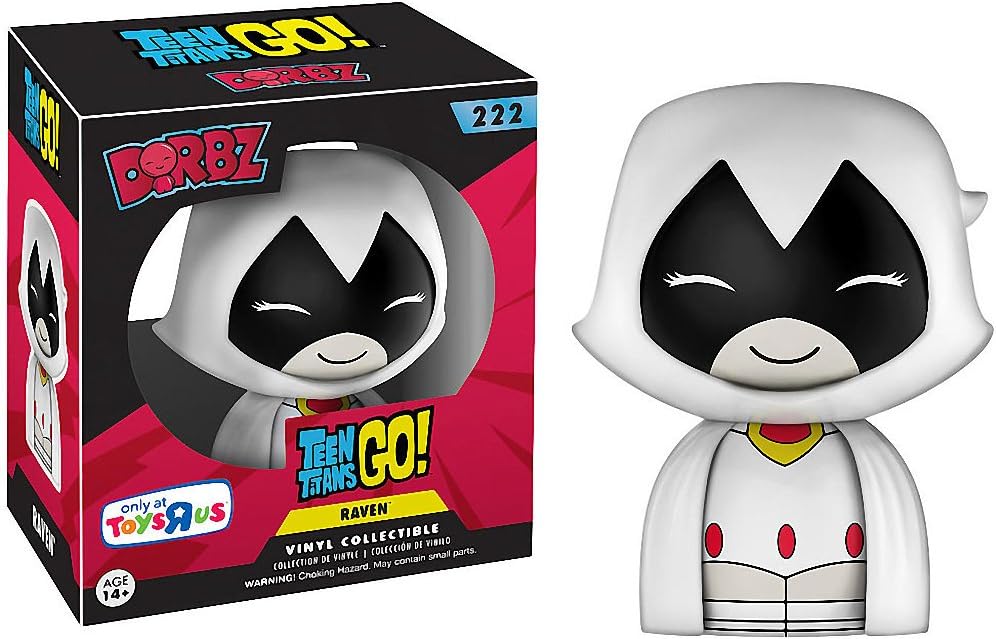 Funko Raven (Toys R Us Exclusive) Dorbz x Teen Titans Go Vinyl Figure + 1 Free Official DC Trading Card Bundle (11812)