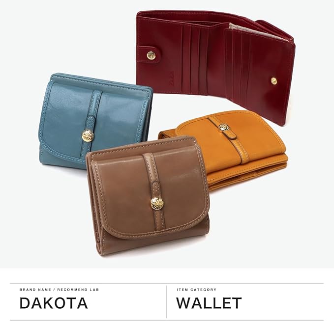 Amazon | [ダコタ] クーポラ 二つ折り財布 00317204 マスタード