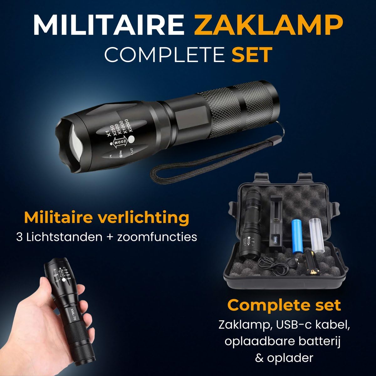 DreamGoods 70.000mAh Notfallpaket - Notfallpaket für Zuhause 72 Stunden - Überlebenspaket für Krieg, Stromausfall & Katastrophen - Katastrophenrucksack - Survival Kit