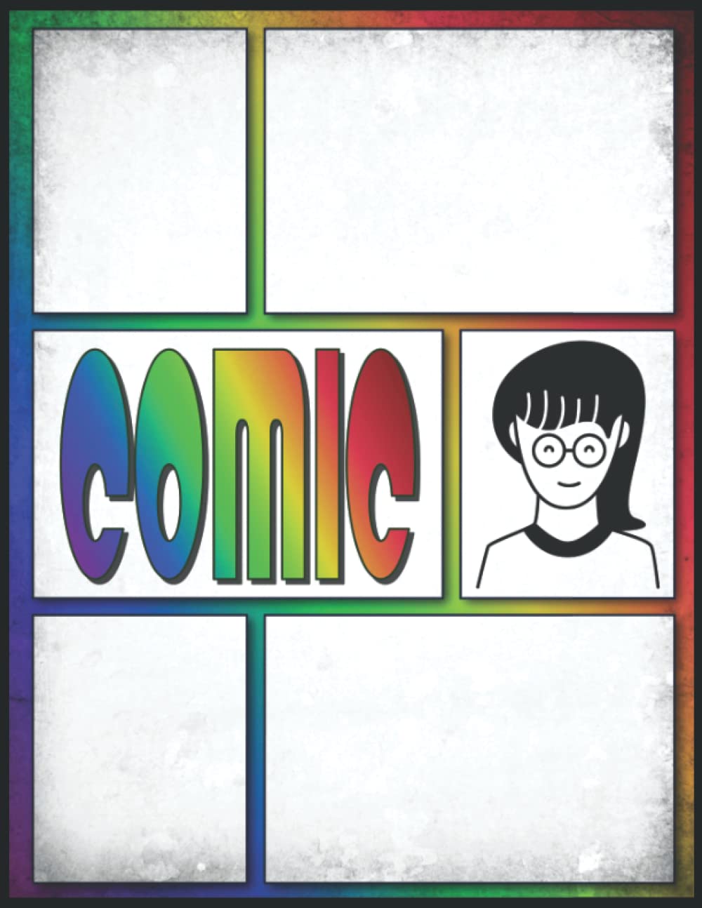 Blank Cartoon Book: Blank Comic Activity Book For Kids With Many Templates - Comic Book Learn To Drawing Pad