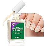 gelike ec Nail Hardener and Strengthener Polish: Milky Apricot Ridge Filler for Peeling Weak Nails Fast Dry Nail Growth Treatment Long Lasting Glossy Finish for Women Home DIY 15ml
