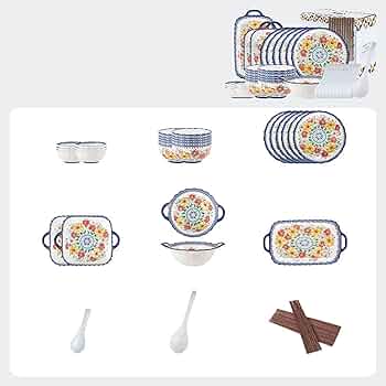 食器セット　まとめ売り　バラ売り可 Amazon.co.jp: 食器セット 和食器 ボヘミア風 可愛い お皿セット