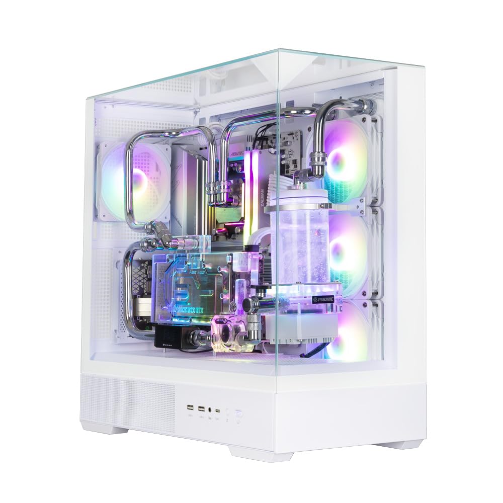 Zalman P40 Prism Plus Medium Tower Computer Case (White): Amazon