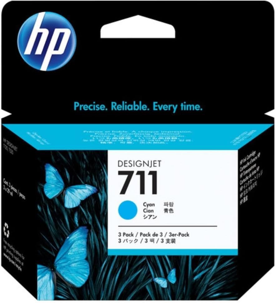 HP 711 2x Black/ 711 3 Pack Yellow/ 711 3 Pack Cyan/ 711 3pack Magenta Cartridge