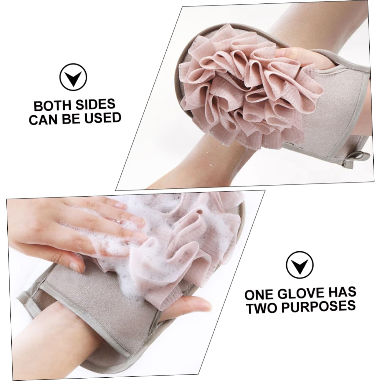 Healeved 9pezzi Guanti Esfolianti Per Bagno Da Misti Guanti Per Doccia Per Uomo e Donna Per Pulizia Profonda Di Corpo e Facili Da Utilizzare e Lavabili Per Tutte Le Mani