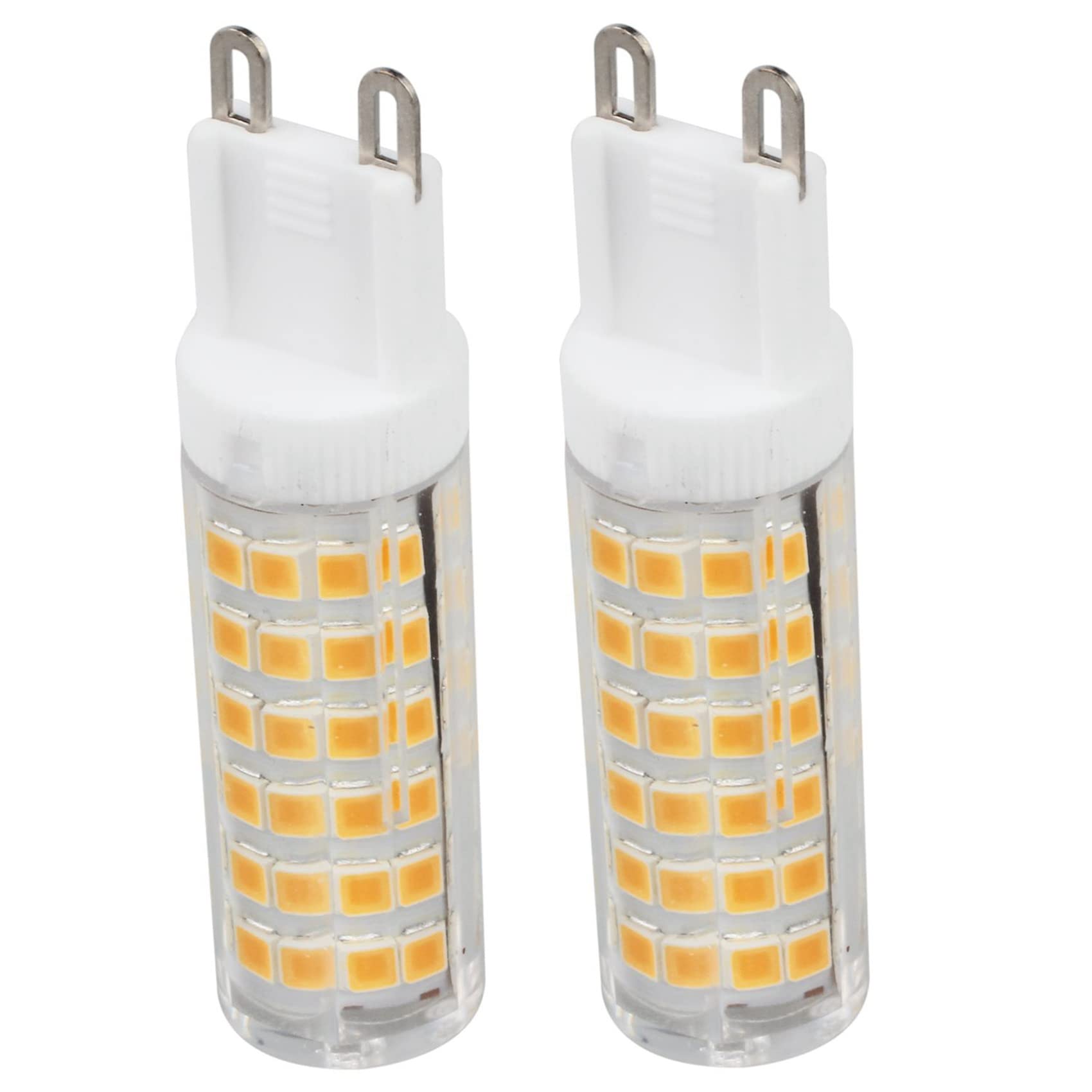 Dxoniislh White 4-Pack, G9 Led Bulb - 7W / 550Lm, 60 Watt Halogen Bulbs Equivalent, Warm 3000K, 360 Degree Beam Angle