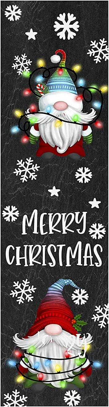 Twisted R Design Red and White Believe Christmas Sign - Unique Vertical Christmas Decor Wooden Sign, 24" Hanging/Standing Farmhouse Christmas Decor, Directly Printed Home Decoration, Cozy Decor, 2ft
