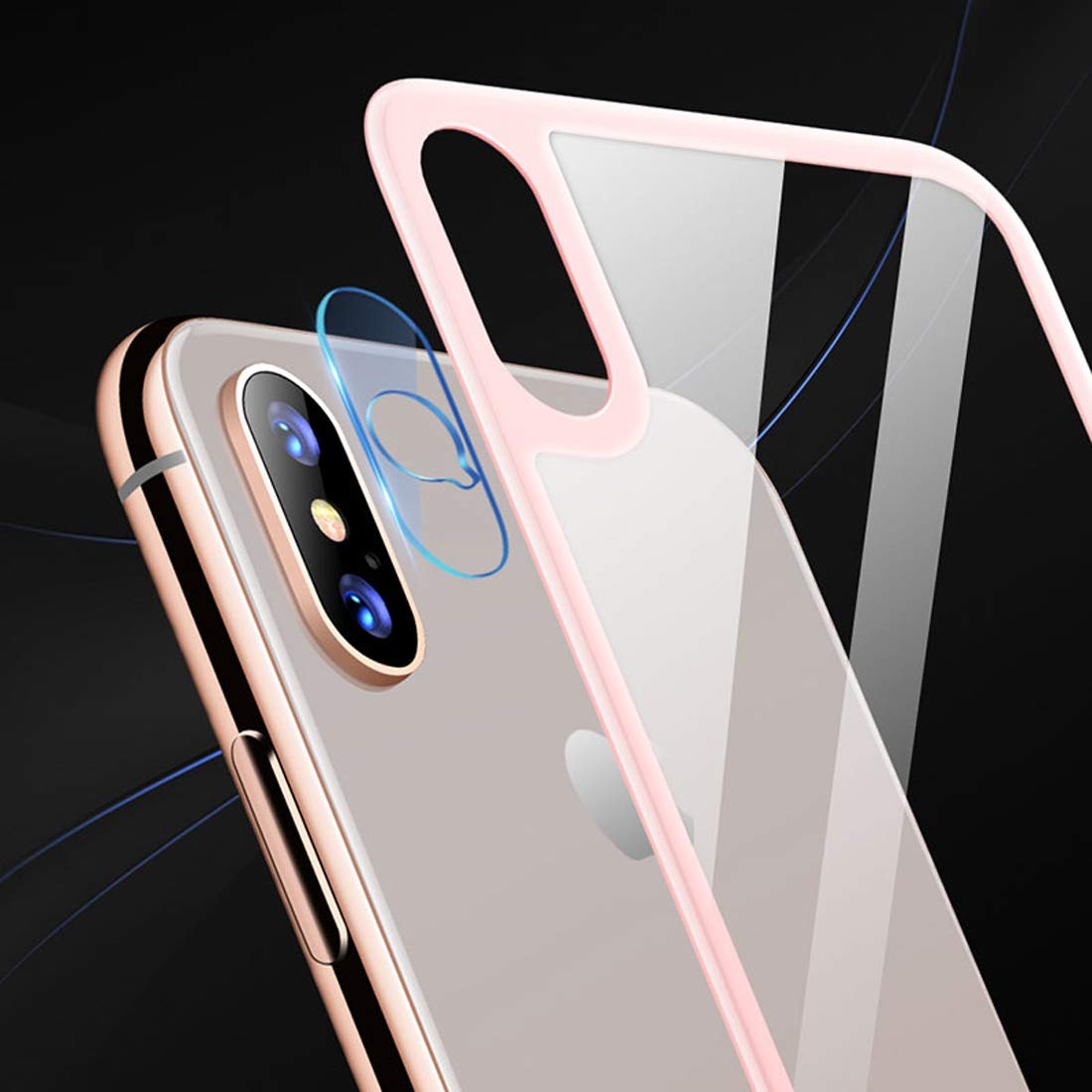 Amazon.co.jp: JFEWF iPhone X/XSのための携帯電話の保護ケースFamly