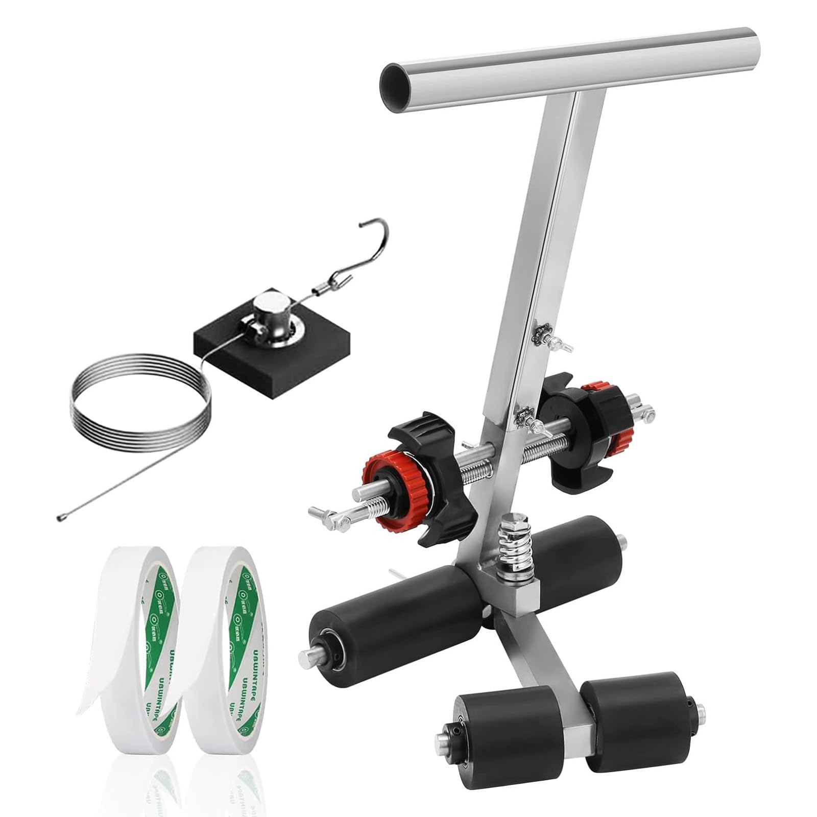 GLETSF Adjustable Height Manual Marking Machine, Floor Tape Applicator, Line Tracing Machine, for Basketball Courts, Road Signage or Parking Lot,