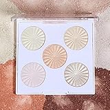 ✓ De sombras de ojos en polvo con brillo de diamantes y de metal en polvo mate, el efecto del color es bueno. El color es muy brillante y hermoso y el polvo es fino y comprimido.