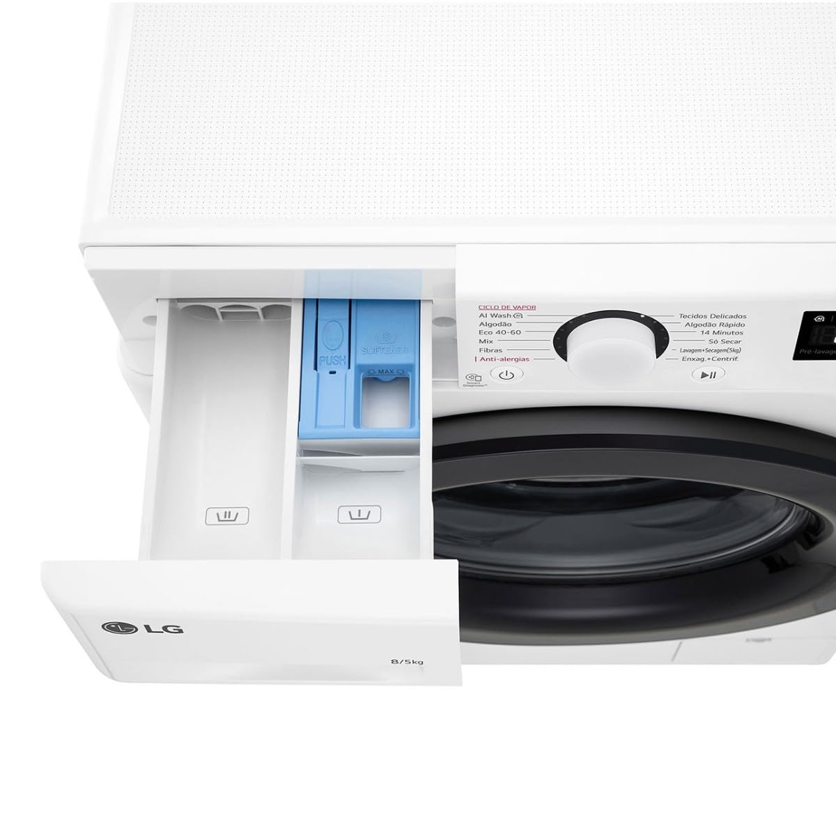 Lavasciuga LG F2DR5S8S6W 8KG 1200RPM Bianca