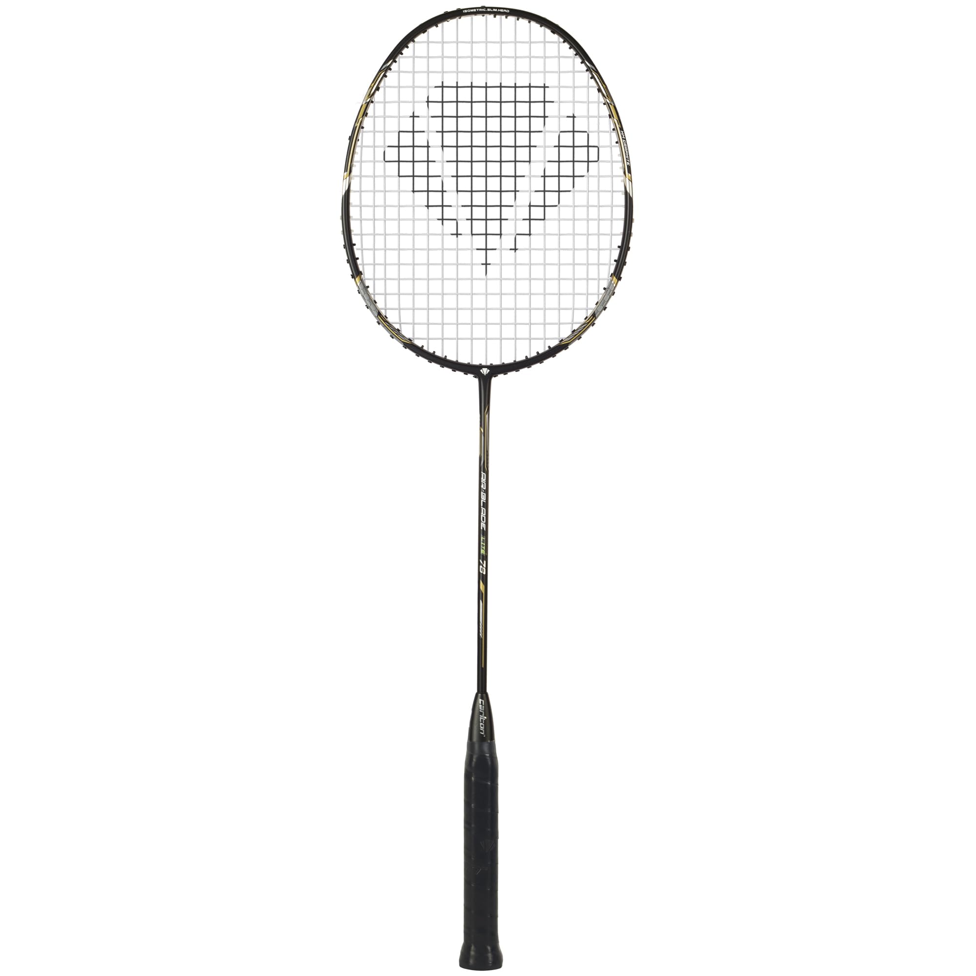 Carlton Airblade M24 Graphite Badminton Racket with Full Cover (Strung) - Lightweight Graphite Frame - Includes Badminton Racket with Cover - Pack of 1 (Black&Gold)-image-36