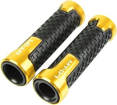 Motorcycle Handlebar for Yamaha MT07 MT-07 FZ07 MT 07 2014 2015 2016-2020 7/8" Motorcycle Handle Bar Motorbike 22mm Dirt Bike Hand Grips Handlebar Motorbike Handlebar Grip Color Gold