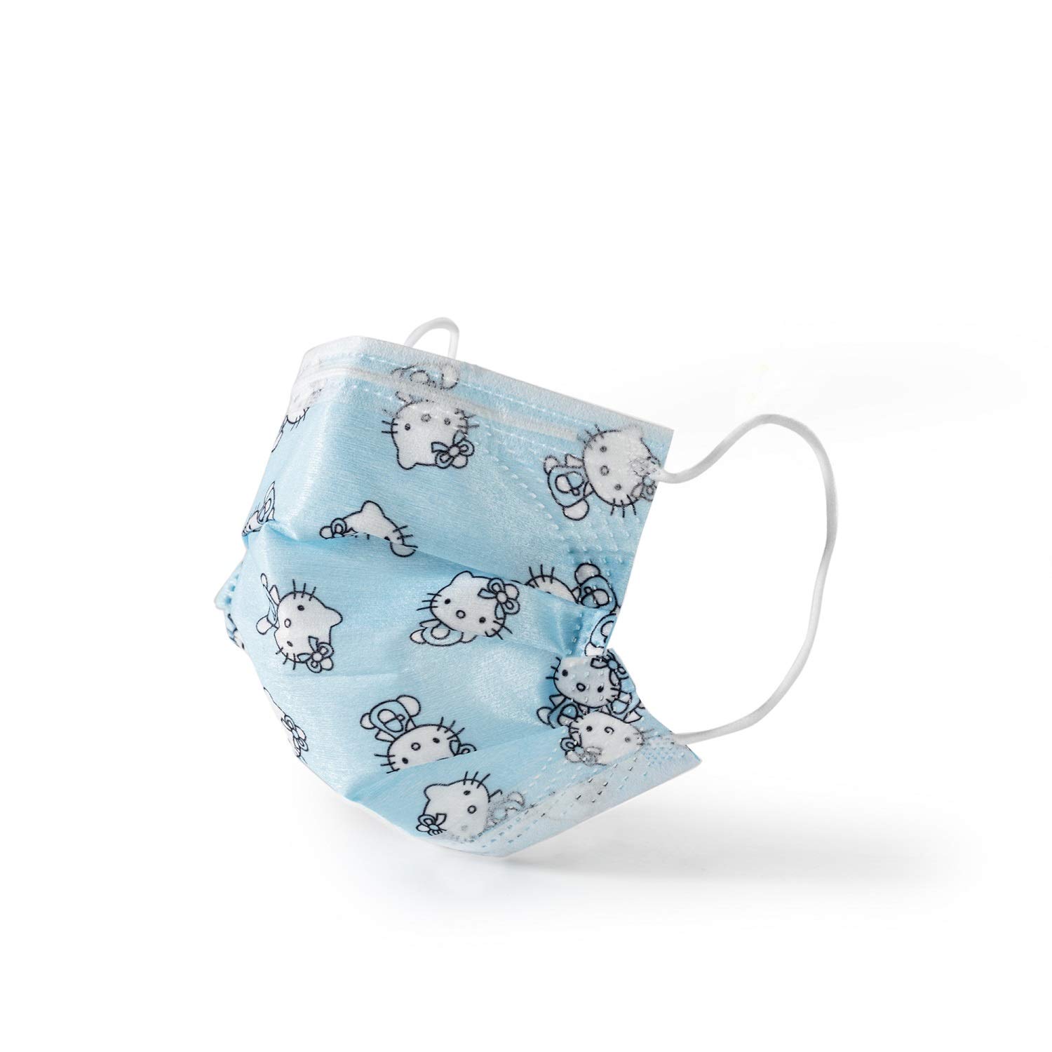 Generic Brands Kid's Disposable Anti Pollution Mask (Cat Blue)