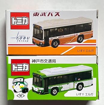 Amazon.co.jp: トミカ 特注バス 東武 ＋ 神戸市 オリジナル 2台