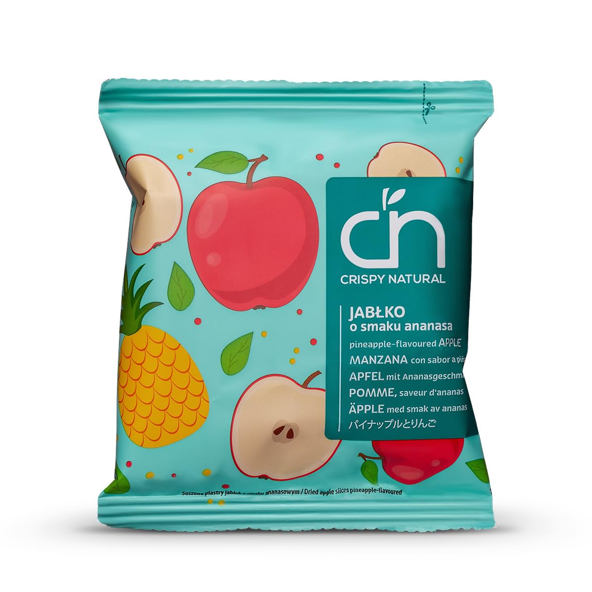 Crispy Natural Pack de Snacks de Frutas Secas | Manzana | Pera | Melocotón | Fresa | Sin Azúcar Añadido