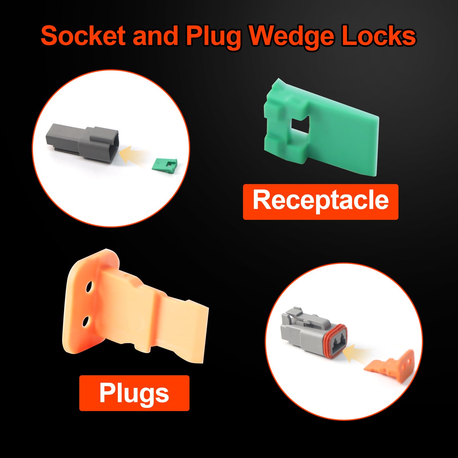 Kit de 924 conectores compatibles con DT Deutsch, juego de conectores eléctricos automotrices, herramienta de extracción de conectores