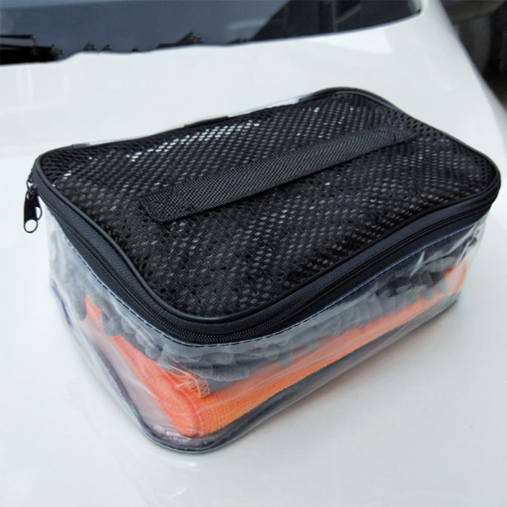 SOLUSTRE Car Wash Sponge Set with Ultra Absorbent Cloth for Car Cleaning