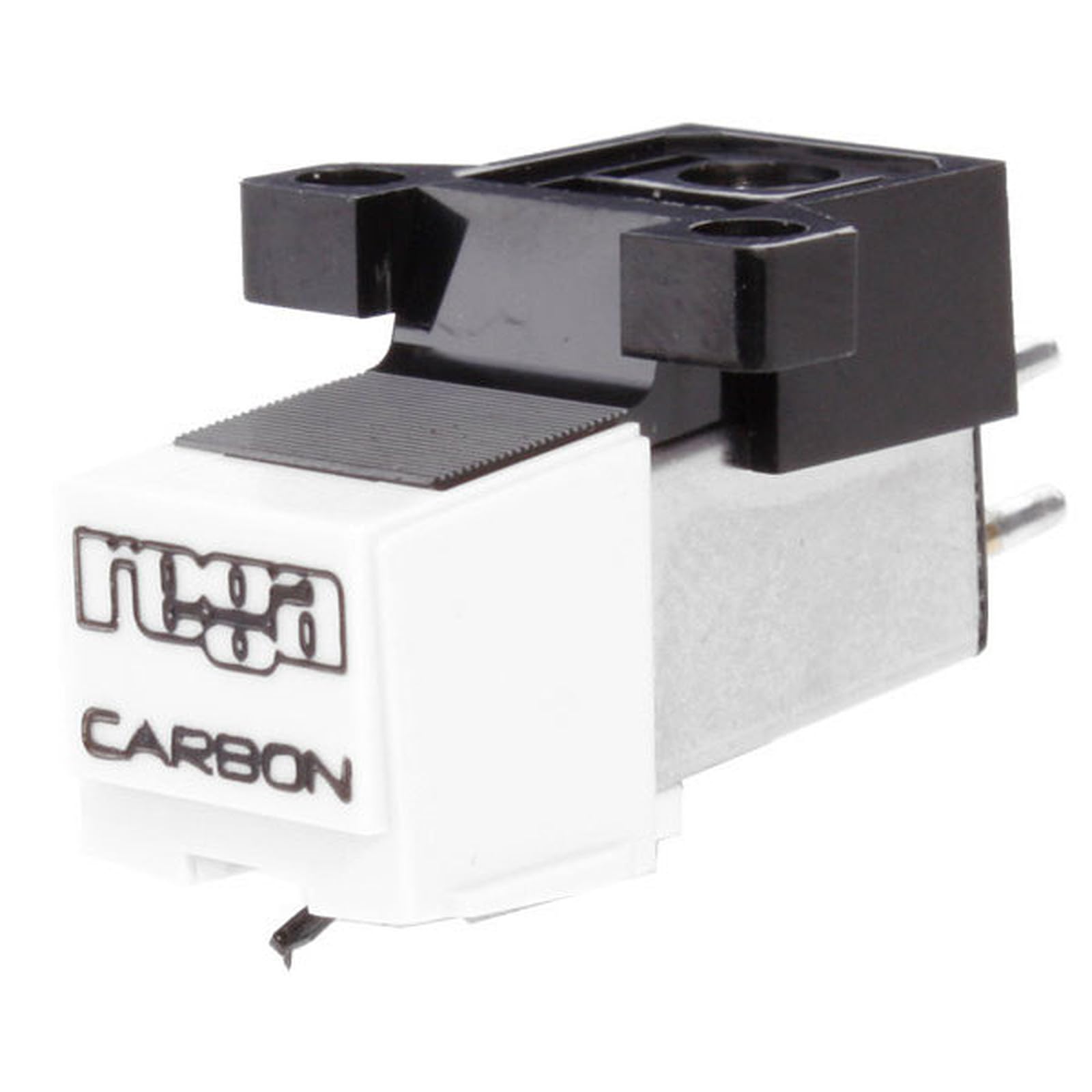 Rega Carbonio MM Phono Cartuccia con corpo in carbonio e stilo sostituibile dall'utente (nero/bianco)