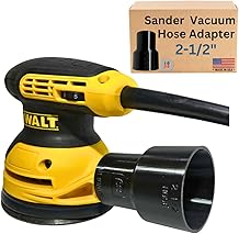 Sander Vacuum Adapter for DeWalt or Craftsman Sanders - Shop Vac Attachment for Dust Collection 2-1/2" by 1058Designs