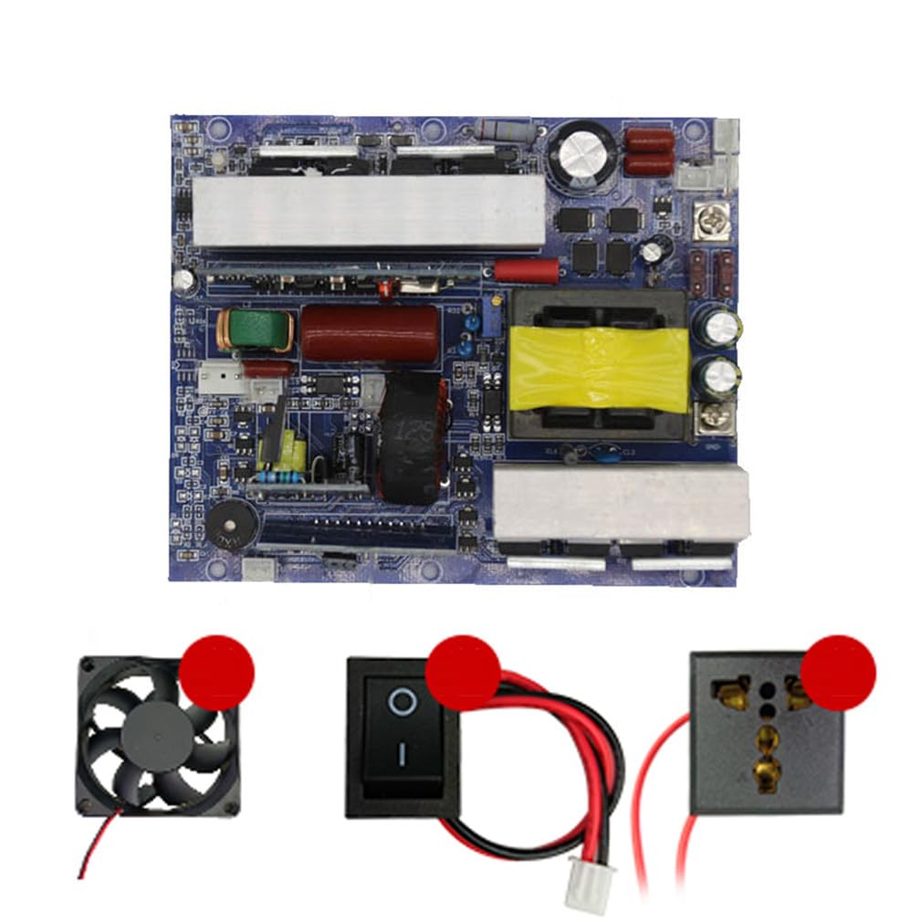 50Hz 12V/24V Ingresso a 220V Uscita 500W Inverter a onda sinusoidale pura Scheda madre Modulo inverter Protezione da sovraccarico/cortocircuito (24V)