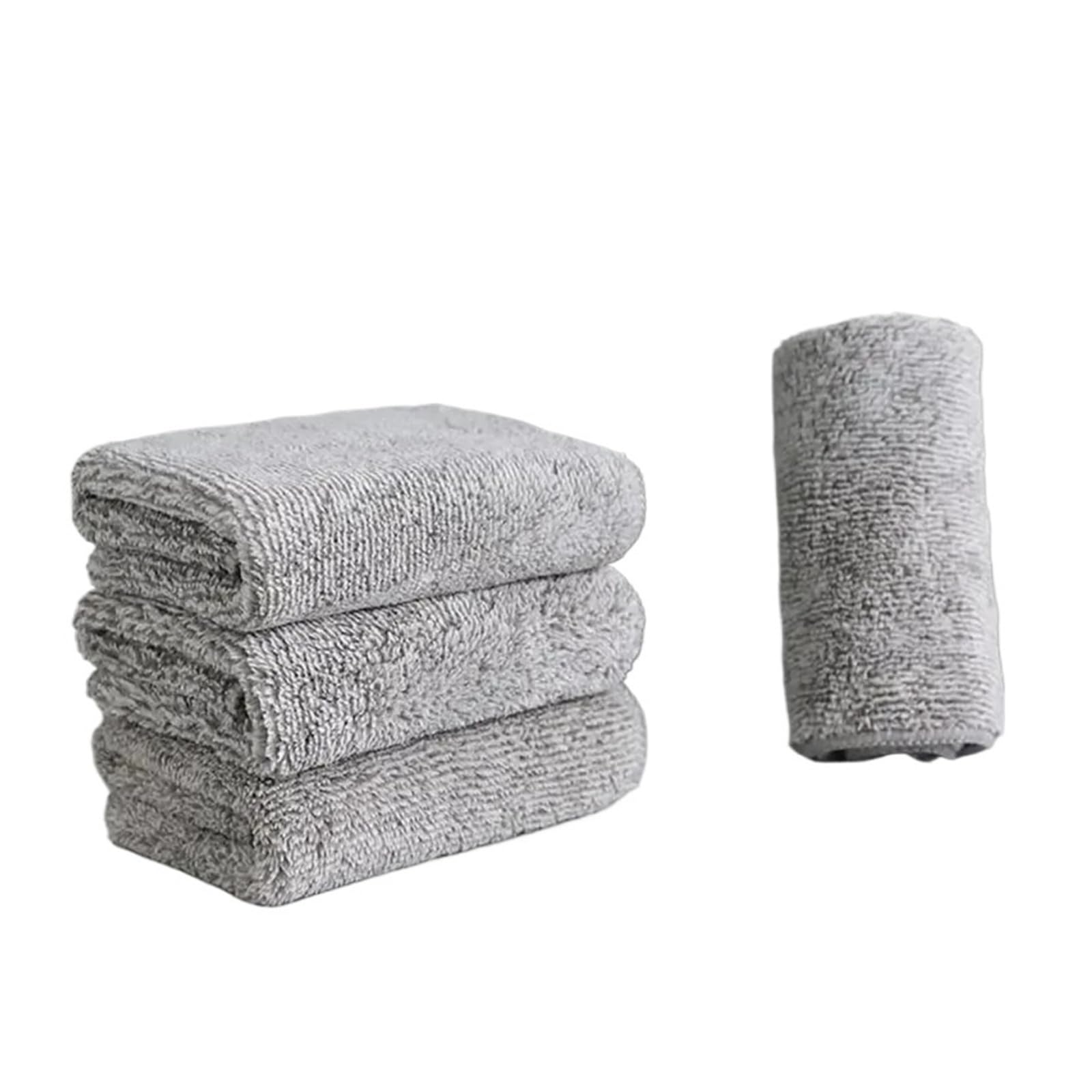 Genérico Paños de Cocina 10 uds, Trapo Limpieza Fibra Gruesa, paño Suave Absorbente, toallita Aceite Antiadherente for Quitar Manchas