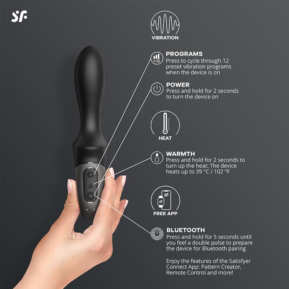 Amazon.com: Satisfyer Heat Climax Connect App Vibrator Sex Toy | Adult Toys for Women | Anal or Vaginal Vibration | Vibrating Sexual Pleasure Device | Stimulation Vibrators | Female Wellness Tools | Amazon.com: Satisfyer Heat Climax Connect App Vibrator Sex Toy | Adult Toys for Women | Anal or Vaginal Vibration | Vibrating Sexual Pleasure Device | Stimulation Vibrators | Female Wellness Tools |