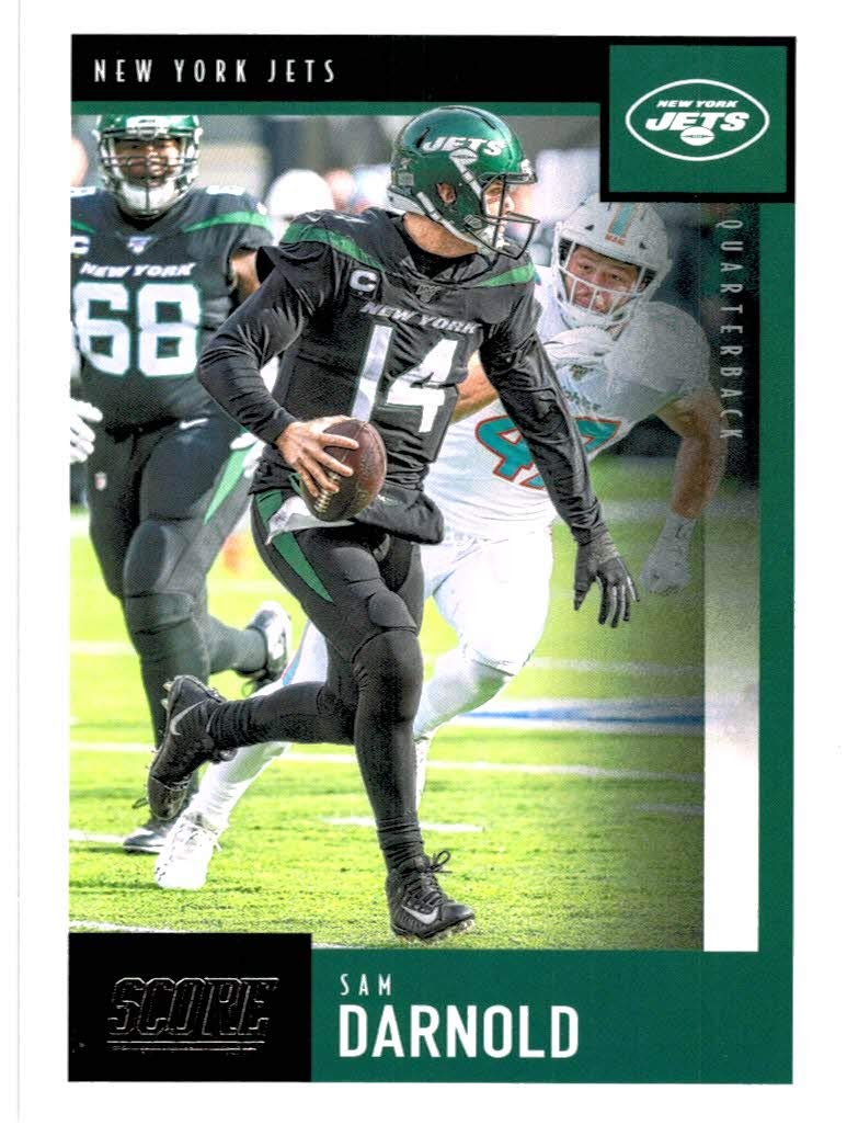 2020 Score New York Jets Team Set with Sam Darnold & Le'Veon Bell - 13 NFL Cards
