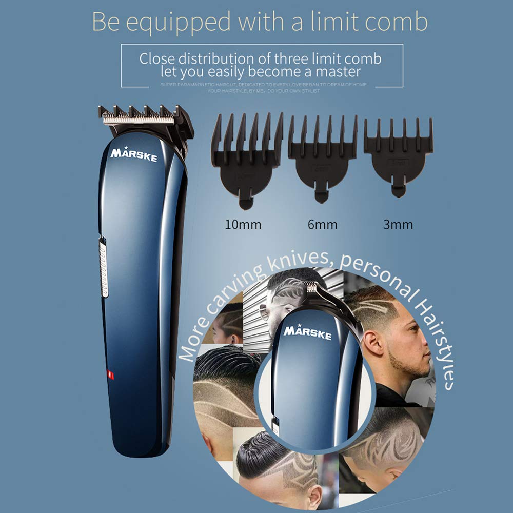 ele ELEOPTION Haarschneidemaschine Profi Haarschneider Bartschneider Grooming Kit für Männer, USB Wiederaufladbar Haartrimmer Haarrasierer Multifunktional Hair Trimmer Set für Kinder und Familien