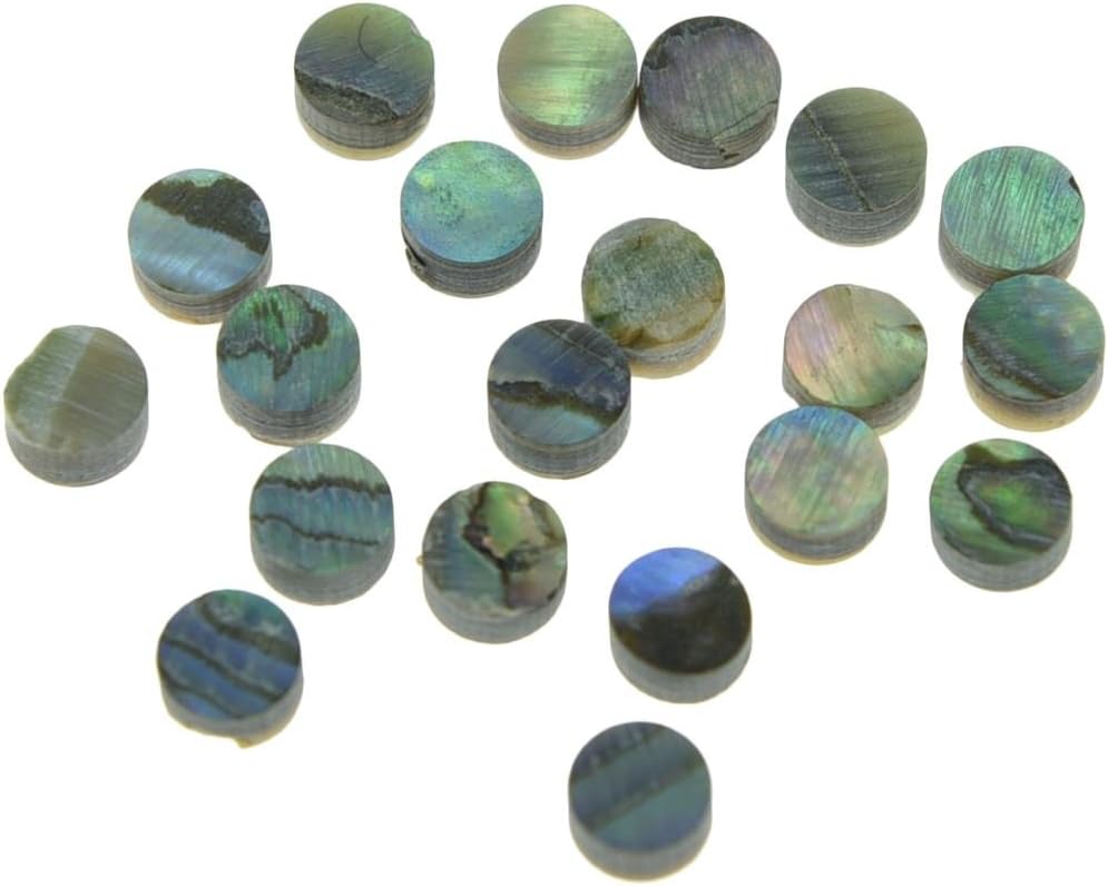 KAISH 20pcs 4x2mm Natural Paua Abalone Shell Guitar Inlay Fingerboard Dots