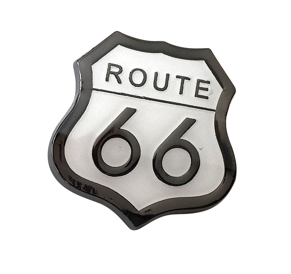 KnF Supplies Metal Enamel Pin Badge Brooch Route 66