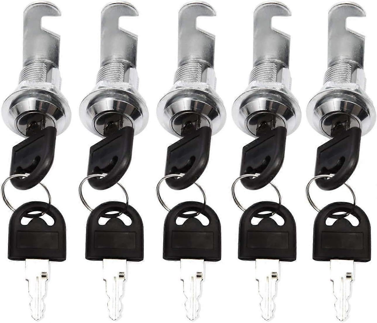Joyhappst Image Color 5 Pcs Mailbox Locks, Cabinet Door Locks, Cam Locks, Cylinder Furniture Lock Use