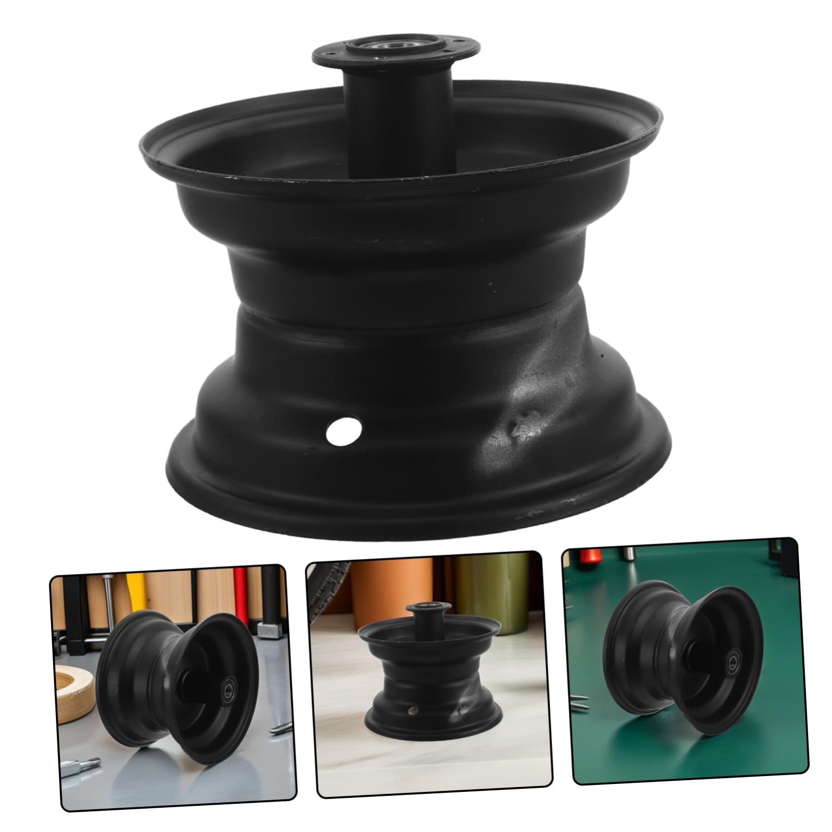 Moyeu de Roue de Remplacement 10x6006 à 6 Boulons en Fer Noir