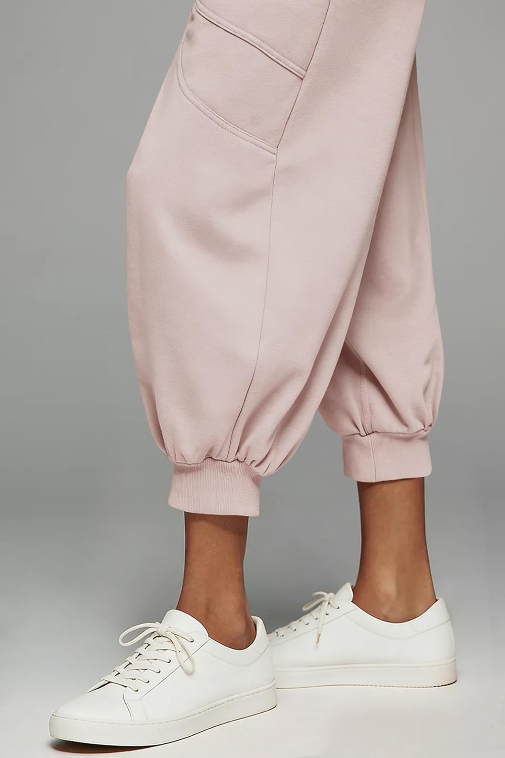 Eutten Women’s Capri Pants Drawstring Cropped Joggers with Pockets Cinch Bottom Elastic Waist Capri Sweatpants