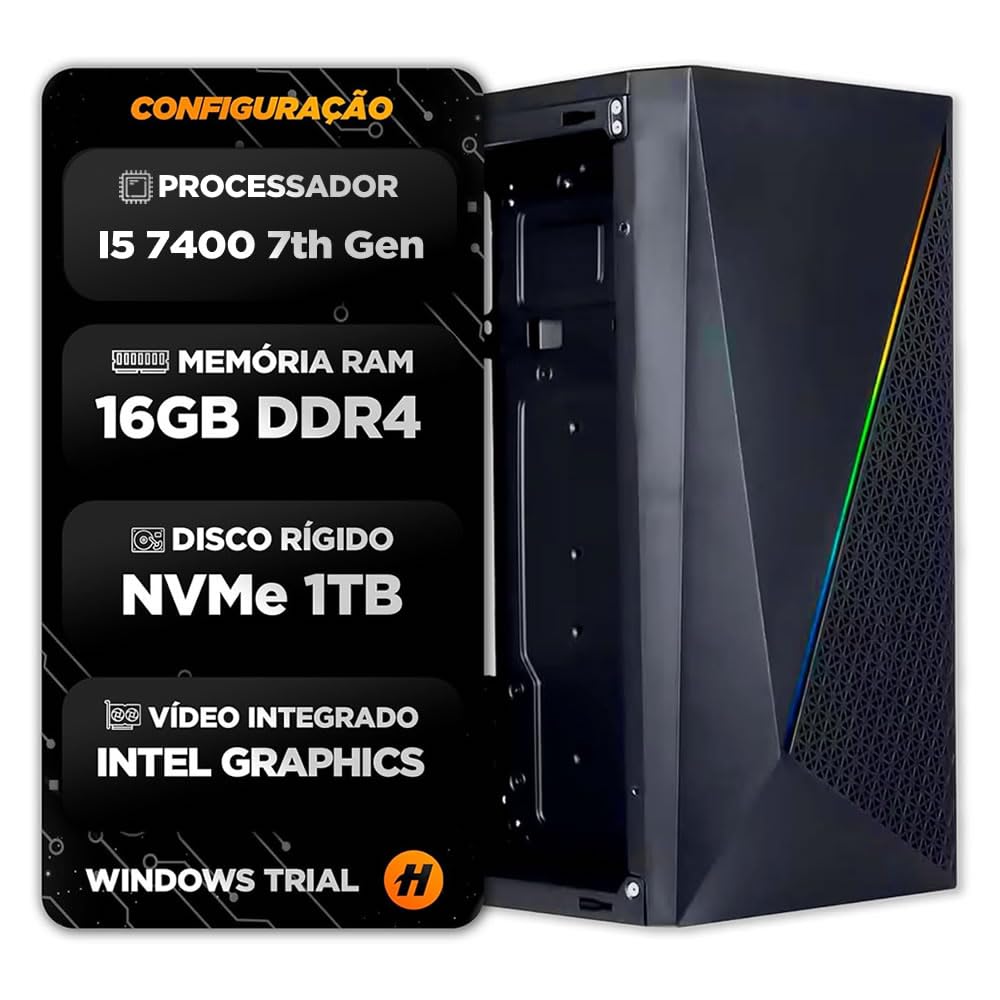 ゲーミングPC/core i5/SSD＆HDD/GTX/Windows11 Pc Gamer Computador Cpu Intel Core I5 7400 SSD 1TB M.2 NVMe 16GB