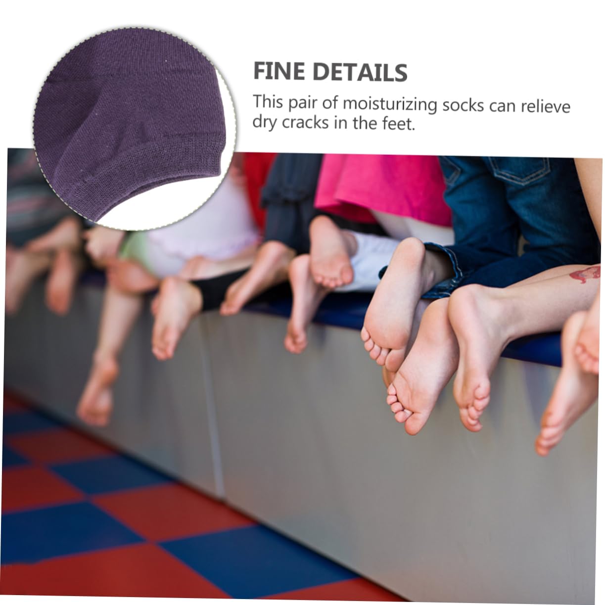 Ipetboom 5 Pairs of Moisturizing Heel Socks Cracked Heel Treatment Heel Bandages Heel Sleeves Dry Comfortable Natural Moisturizing Reusable Smooth and Nourishing