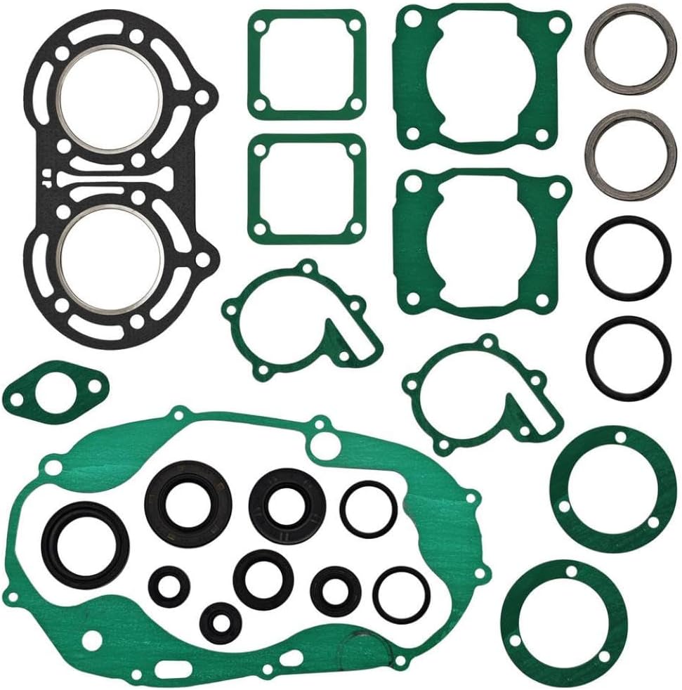 Complete Full Engine Gasket Set With Oil Seals Compatible With Banshee 350 1987-2006 SYMH-1