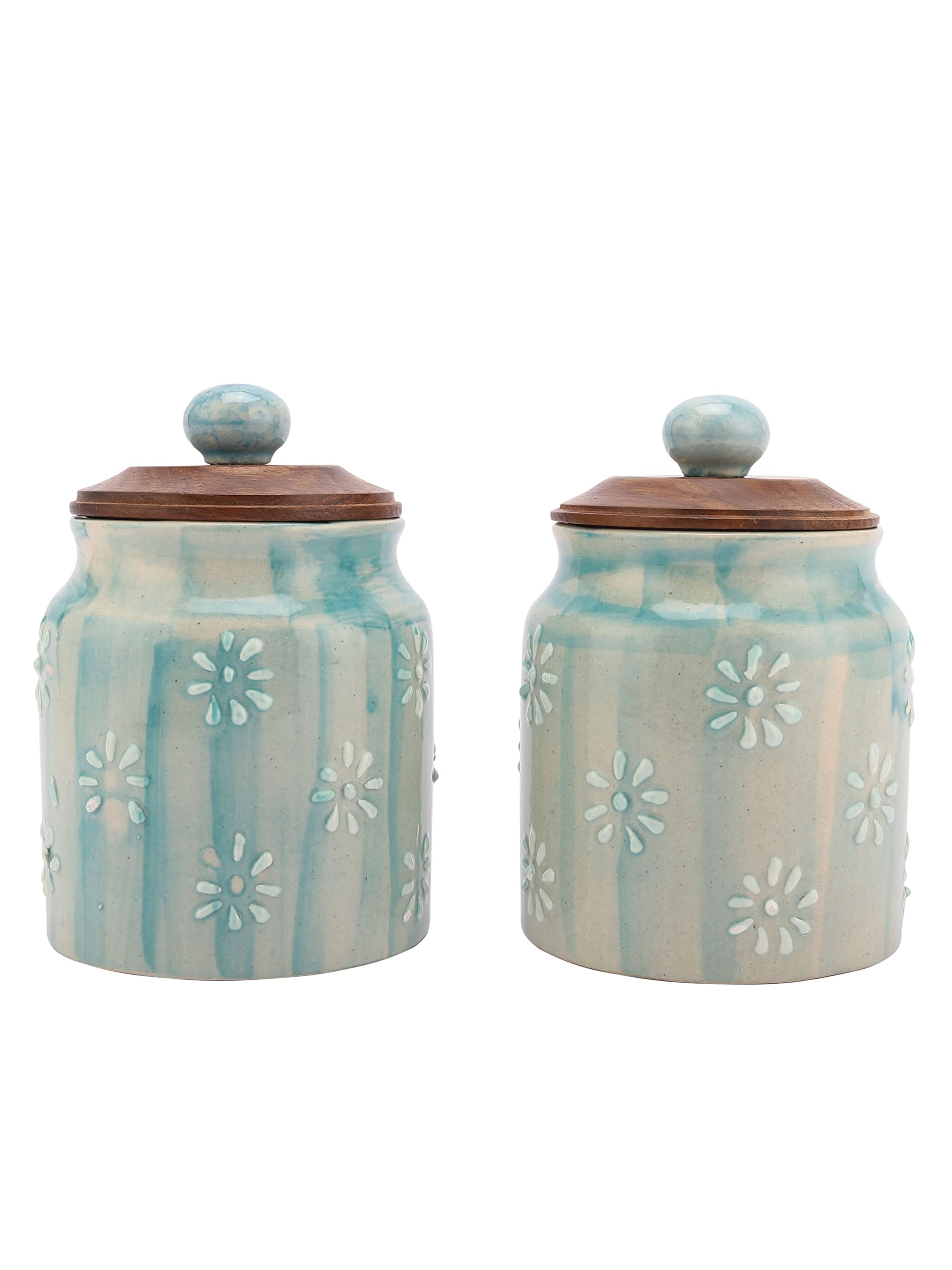See full amazon price history chart for Miah Décor Ceramic Food Storage Jar Teal Canister Wooden Lid with Airtight Silicone Seal, Perfect for Tea, Coffee, Spices or Snacks-Set of 2 Miah Décor Ceramic Food Storage Jar Teal Canister Wooden Lid with Airtight Silicone Seal, Perfect for Tea, Coffee, Spices or Snacks-Set of 2 (B09SB7Q4RB) Amazon Price History, Amazon Price Tracker