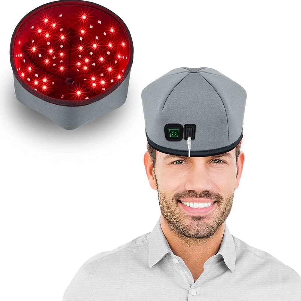 Terapia de luz infrarroja for Adelgazar el Cabello, Gorro de Terapia de luz roja, for el Crecimiento del Cabello, Sombrero LED for prevenir la caída del Cabello