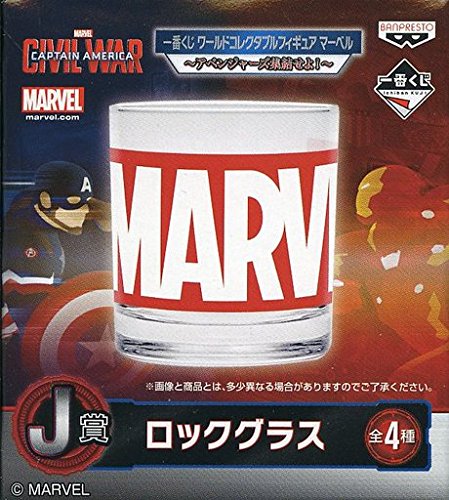 一番くじ ワールドコレクタブルフィギュア マーベル~アベンジャーズ集結せよ!~ J賞 ロックグラス MARVEL 単品
