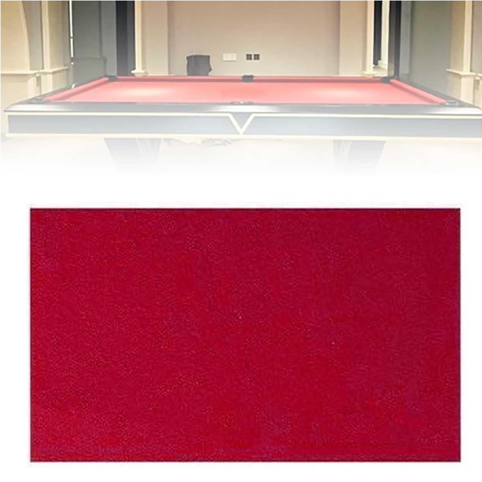 Nappe De Billard Premium 7/8/9 Pieds - Feutre Haute Performance Avec 6 Bandes Latérales, Tissu Durable Anti-Boulochage Noir