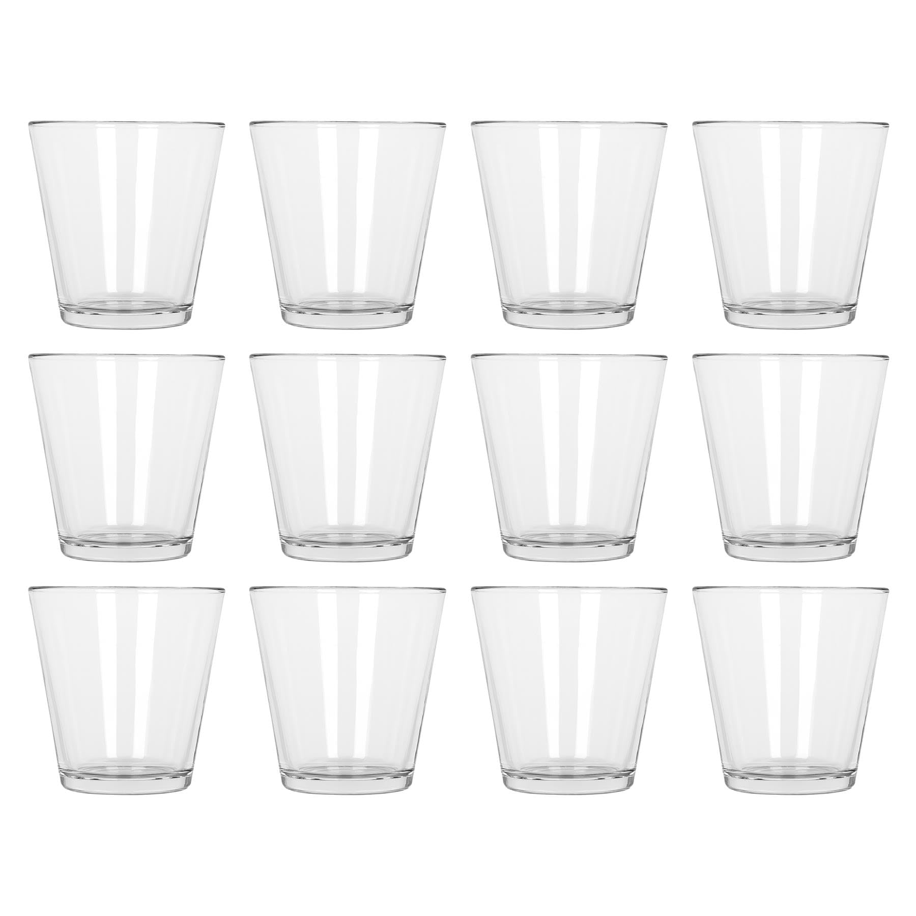 Argon Tableware 250ml Glass Water Tumbler Glasses - Set of 12