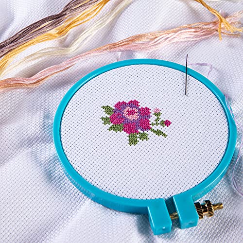 Canfoison Aida Cloth Big Size 16 Count, White Cross Stitch Fabric, 39 Inch By 60 Inch #TOP6