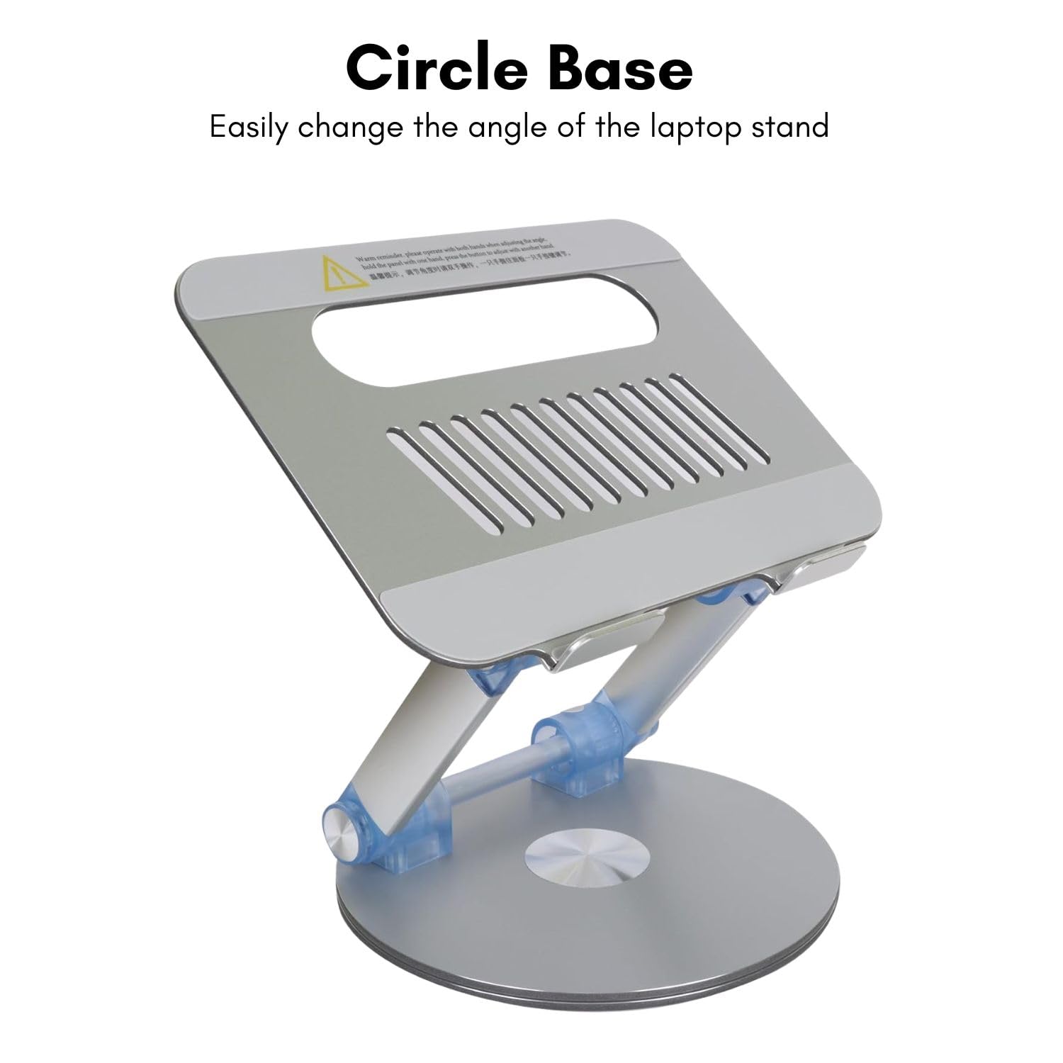 J27 Portable Laptop Stand, Ergonomic Adjustable Alloy Laptop Riser, Foldable Stand, Height Adjustable, Anti-Slip Design, Lightweight, Ideal for Work, Study, and Travel 26 618XBCWuu L. SL1500