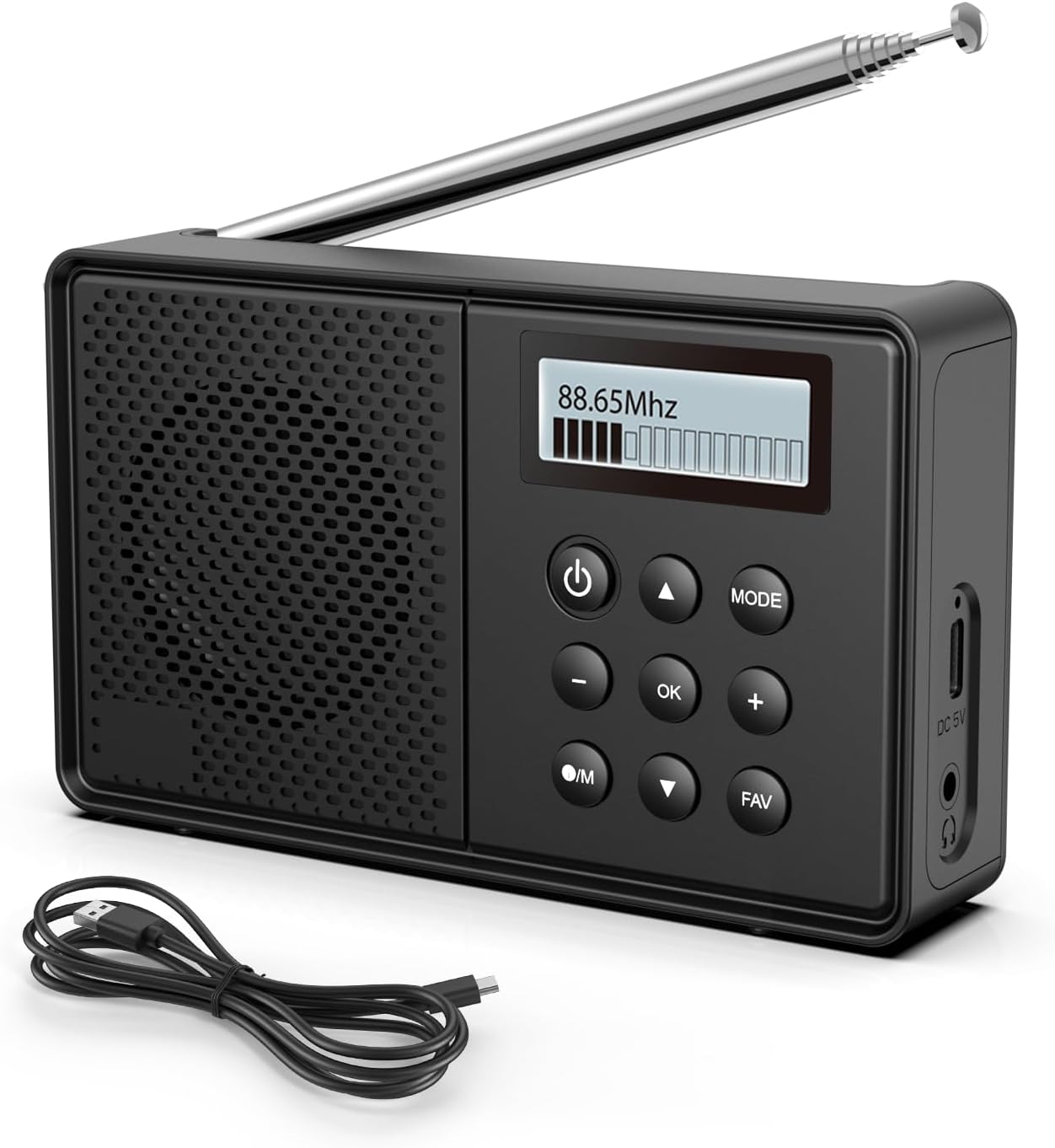 Arafuna DAB Radio with 40 Presets Stations, DAB Radio With Bluetooth ...