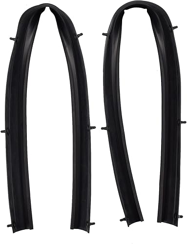 Miniatura 4 de 4 sellos de goma para ventana de puerta inferior delantera y trasera, compatibles con Ford F250 F350 F450 F550 Super Duty Crew Cab 2000-2005