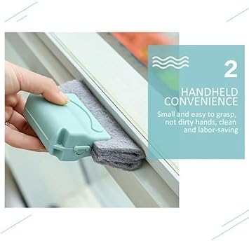 Magic Window Groove Cleaning Brush, New Window Groove Cleaning Brush Tools Set, Groove Cleanin Brush Window or Sliding Door for Sliding Door, Sill, Tile Lines, Shutter (3 PC)